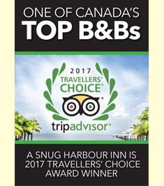 Selected by TripAdvisor as one of Canada's Top 25 B&B's 